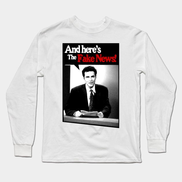 Fake News ! NORM MACDONALD Comedy T-Shirt Long Sleeve T-Shirt by Comedy and Poetry